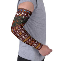 Affenpinscher Dog Halloween Christmas Arm Sleeves Xmas Holiday Patterns - Wonder Print Shop