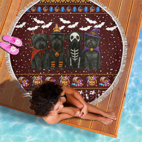 Affenpinscher Dog Halloween Christmas Beach Blanket Xmas Holiday Patterns - Wonder Print Shop