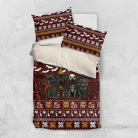 Affenpinscher Dog Halloween Christmas Bedding Set Xmas Holiday Patterns - Wonder Print Shop