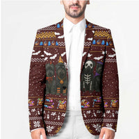Affenpinscher Dog Halloween Christmas Blazer Xmas Holiday Patterns - Wonder Print Shop