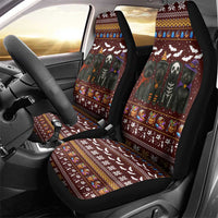 Affenpinscher Dog Halloween Christmas Car Seat Cover Xmas Holiday Patterns - Wonder Print Shop