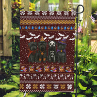 Affenpinscher Dog Halloween Christmas Garden Flag Xmas Holiday Patterns - Wonder Print Shop