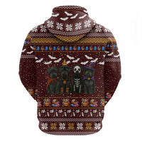 Affenpinscher Dog Halloween Christmas Hoodie Xmas Holiday Patterns - Wonder Print Shop