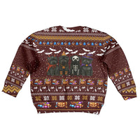 Affenpinscher Dog Halloween Christmas Kid Ugly Christmas Sweater Xmas Holiday Patterns - Wonder Print Shop