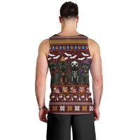 Affenpinscher Dog Halloween Christmas Men Tank Top Xmas Holiday Patterns - Wonder Print Shop