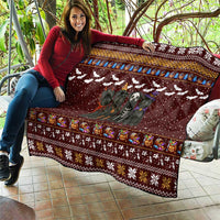 Affenpinscher Dog Halloween Christmas Quilt Xmas Holiday Patterns - Wonder Print Shop