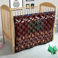 Affenpinscher Dog Halloween Christmas Quilt Xmas Holiday Patterns - Wonder Print Shop