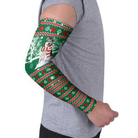 Alaskan Malamute Winter Tree Christmas Arm Sleeves Xmas Holiday Patterns - Wonder Print Shop