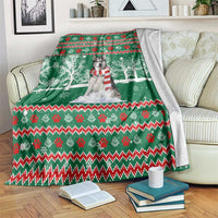 Alaskan Malamute Winter Tree Christmas Blanket Xmas Holiday Patterns - Wonder Print Shop
