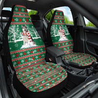 Alaskan Malamute Winter Tree Christmas Car Seat Cover Xmas Holiday Patterns - Wonder Print Shop