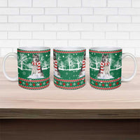 Alaskan Malamute Winter Tree Christmas Ceramic Mug Xmas Holiday Patterns - Wonder Print Shop