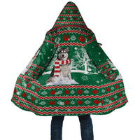 Alaskan Malamute Winter Tree Christmas Cloak Xmas Holiday Patterns - Wonder Print Shop