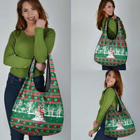 Alaskan Malamute Winter Tree Christmas Grocery Bag Xmas Holiday Patterns - Wonder Print Shop