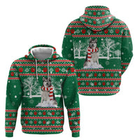 Alaskan Malamute Winter Tree Christmas Hoodie Xmas Holiday Patterns - Wonder Print Shop