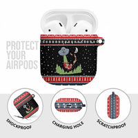 Alien Christmas AirPods Case Xmas Holiday Patterns - Wonder Print Shop