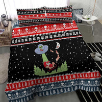 Alien Christmas Bedding Set Xmas Holiday Patterns - Wonder Print Shop