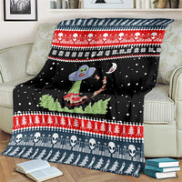 Alien Christmas Blanket Xmas Holiday Patterns - Wonder Print Shop