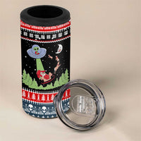 Alien Christmas 4 in 1 Can Cooler Tumbler Xmas Holiday Patterns - Wonder Print Shop
