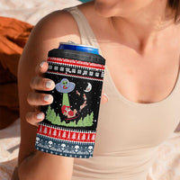 Alien Christmas 4 in 1 Can Cooler Tumbler Xmas Holiday Patterns - Wonder Print Shop
