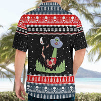 Alien Christmas Hawaiian Shirt Xmas Holiday Patterns - Wonder Print Shop