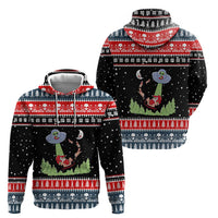 Alien Christmas Hoodie Xmas Holiday Patterns - Wonder Print Shop