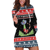 Alien Christmas Hoodie Dress Xmas Holiday Patterns - Wonder Print Shop