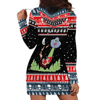 Alien Christmas Hoodie Dress Xmas Holiday Patterns - Wonder Print Shop