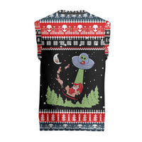 Alien Christmas Knitted V-Neck Vest Xmas Holiday Patterns - Wonder Print Shop
