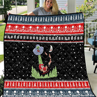 Alien Christmas Quilt Xmas Holiday Patterns - Wonder Print Shop