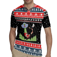 Alien Christmas Rugby Jersey Xmas Holiday Patterns - Wonder Print Shop