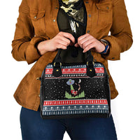 Alien Christmas Shoulder Handbag Xmas Holiday Patterns - Wonder Print Shop