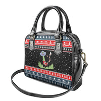 Alien Christmas Shoulder Handbag Xmas Holiday Patterns - Wonder Print Shop