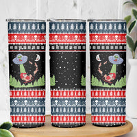 Alien Christmas Skinny Tumbler Xmas Holiday Patterns - Wonder Print Shop