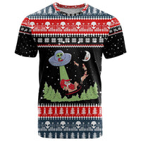 Alien Christmas T Shirt Xmas Holiday Patterns - Wonder Print Shop