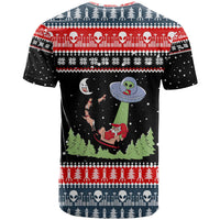 Alien Christmas T Shirt Xmas Holiday Patterns - Wonder Print Shop