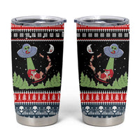 Alien Christmas Tumbler Cup Xmas Holiday Patterns - Wonder Print Shop