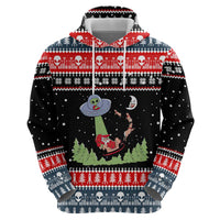 Alien Christmas Zip Hoodie Xmas Holiday Patterns - Wonder Print Shop