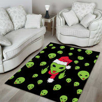 Alien Christmas Area Rug Xmas Holiday Patterns - Wonder Print Shop
