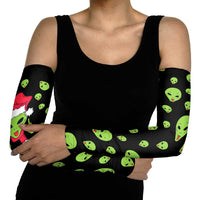 Alien Christmas Arm Sleeves Xmas Holiday Patterns - Wonder Print Shop