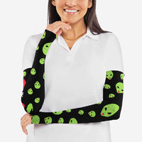 Alien Christmas Arm Sleeves Xmas Holiday Patterns - Wonder Print Shop