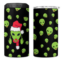 Alien Christmas 4 in 1 Can Cooler Tumbler Xmas Holiday Patterns - Wonder Print Shop