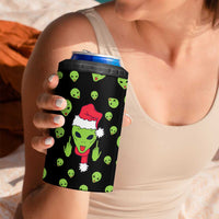 Alien Christmas 4 in 1 Can Cooler Tumbler Xmas Holiday Patterns - Wonder Print Shop