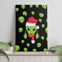 Alien Christmas Canvas Wall Art Xmas Holiday Patterns - Wonder Print Shop
