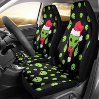 Alien Christmas Car Seat Cover Xmas Holiday Patterns - Wonder Print Shop