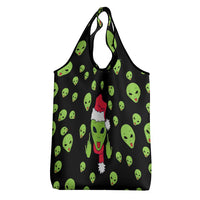 Alien Christmas Grocery Bag Xmas Holiday Patterns - Wonder Print Shop
