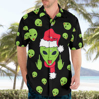 Alien Christmas Hawaiian Shirt Xmas Holiday Patterns - Wonder Print Shop