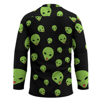 Alien Christmas Hockey Jersey Xmas Holiday Patterns - Wonder Print Shop