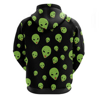 Alien Christmas Hoodie Xmas Holiday Patterns - Wonder Print Shop