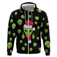 Alien Christmas Hoodie Xmas Holiday Patterns - Wonder Print Shop