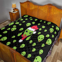 Alien Christmas Quilt Xmas Holiday Patterns - Wonder Print Shop